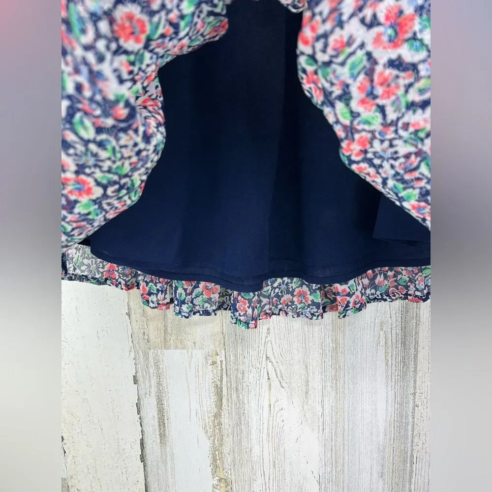 Old Navy Floral Mini Skirt Girls Large 10/12